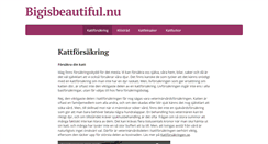 Desktop Screenshot of bigisbeautiful.nu